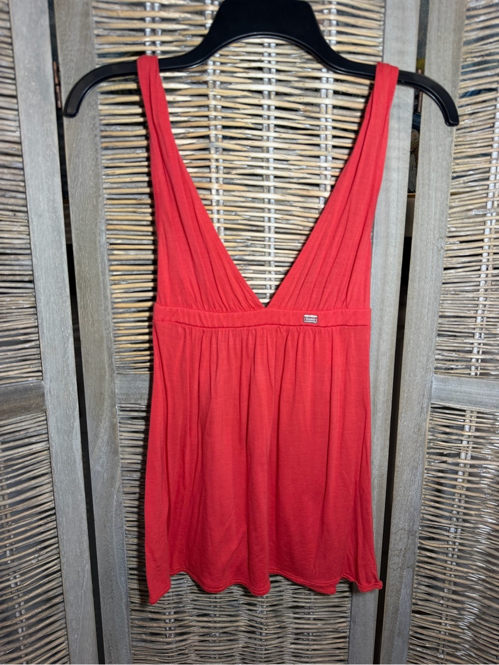 Y2K Miss Sixty Women’s V‑Neck Twist Strap Tank Top - size XS - Picture 1 of 13
